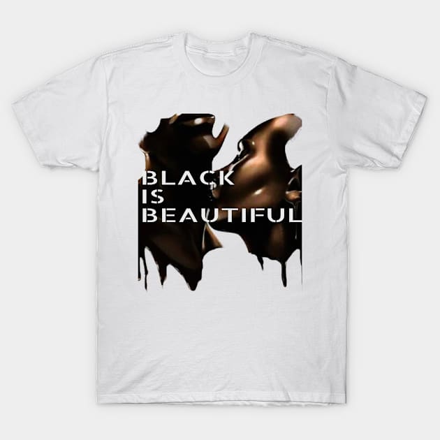 Black Is Beautiful T-Shirt by DelvFacio